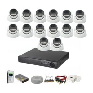 Go Vision 14'lü Dome Kamera Seti 2mp 3.6mm Full Color Serisi
